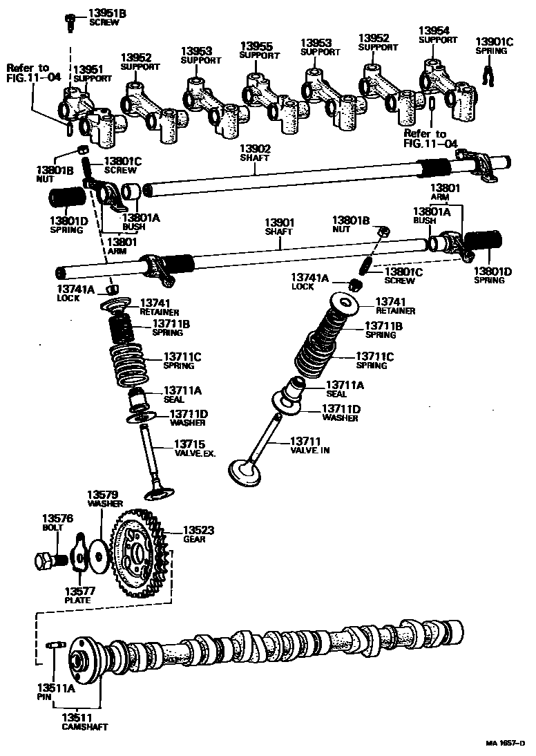 1302 — CAMSHAFT & VALVE