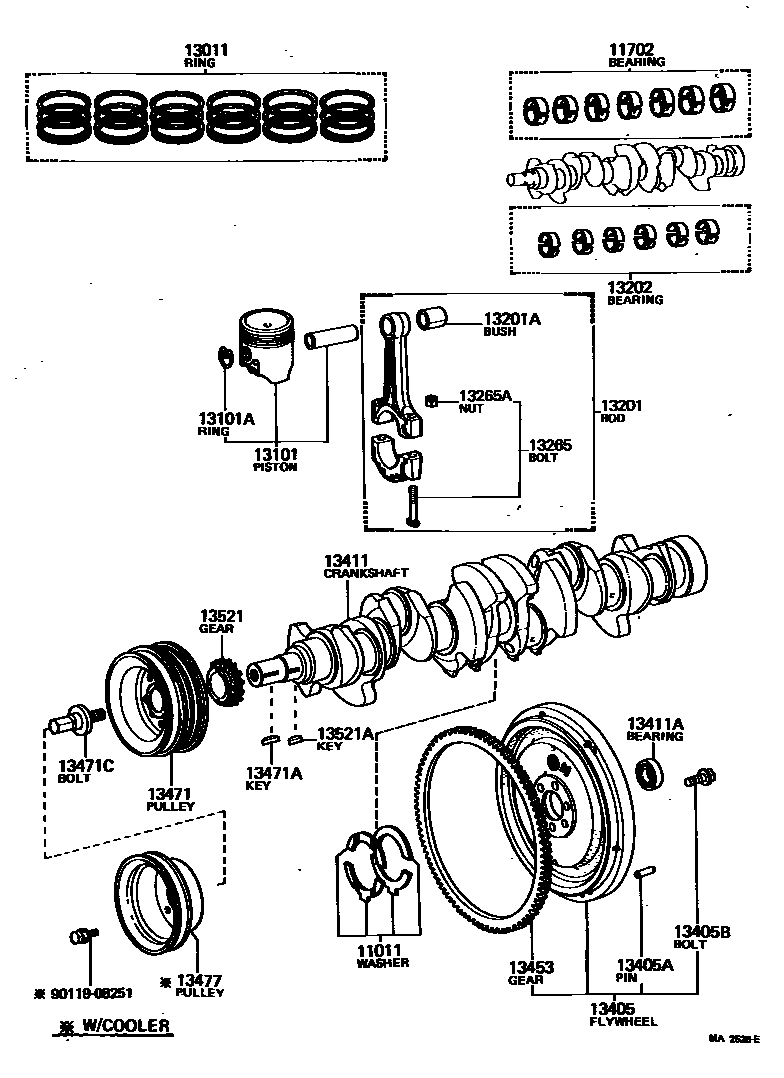 1301 — CRANKSHAFT & PISTON