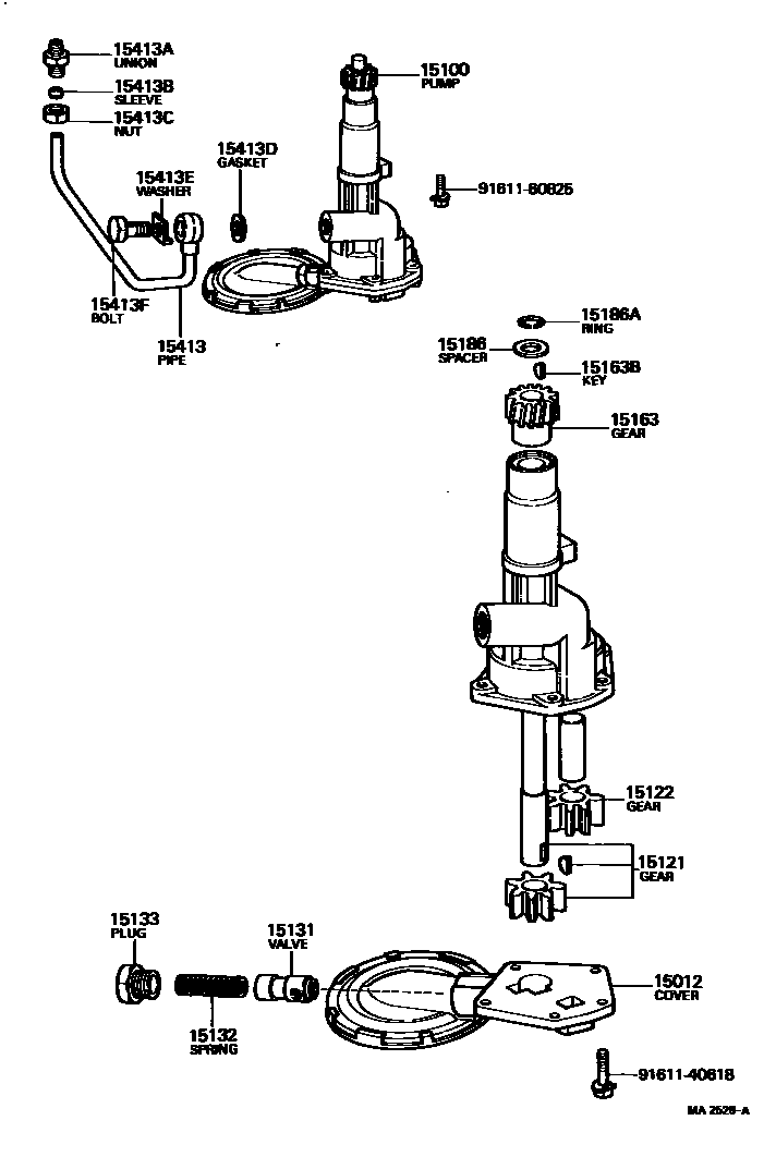 1501 — ENGINE OIL PUMP