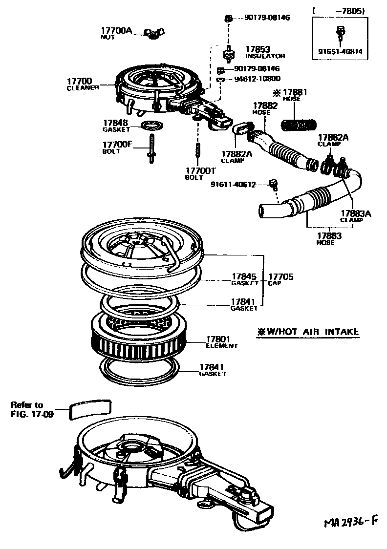 1703 — AIR CLEANER