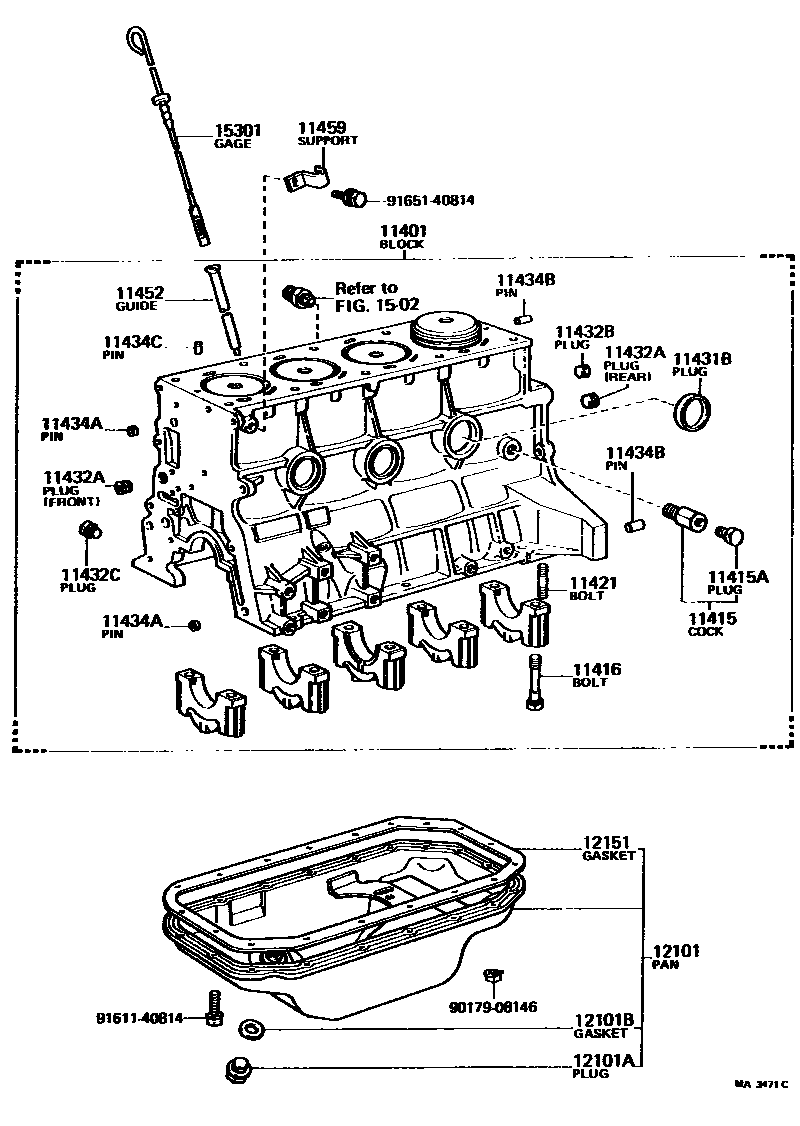 1105 — CYLINDER BLOCK