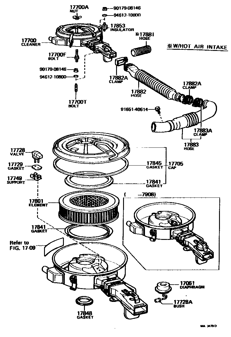 1703 — AIR CLEANER