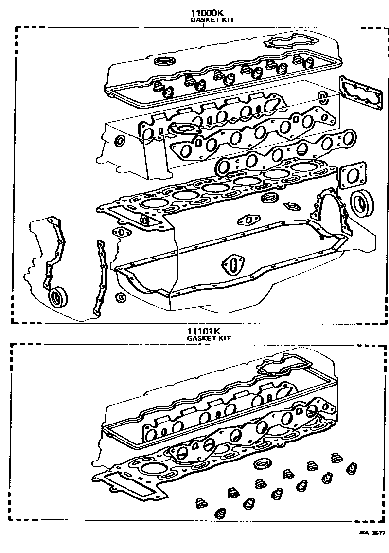 1103 — ENGINE OVERHAUL GASKET KIT