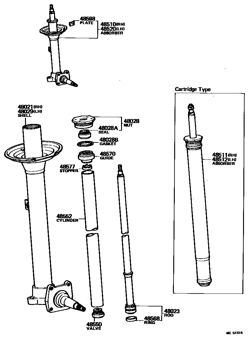 4803 — FRONT SPRING & SHOCK ABSORBER