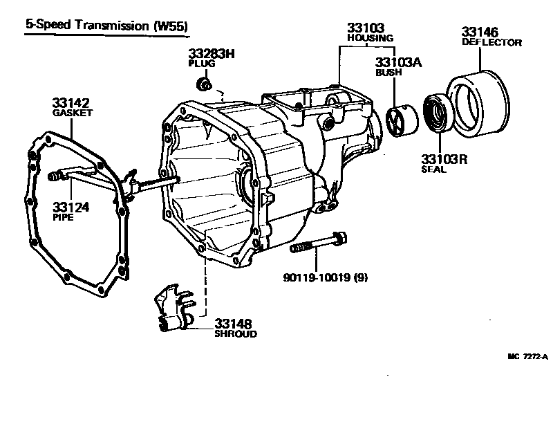 3303 — EXTENSION HOUSING (MTM)