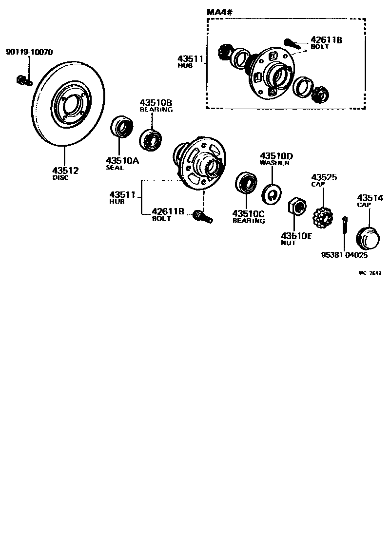 4801 — FRONT AXLE HUB