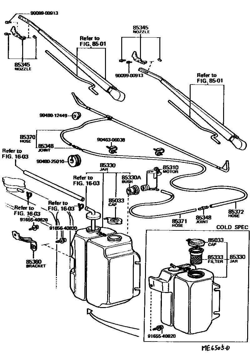 8503 — WINDSHIELD WASHER