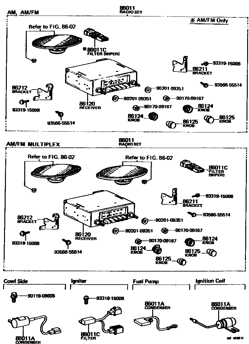 8601 — RADIO RECEIVER & AMPLIFIER & CONDENSER