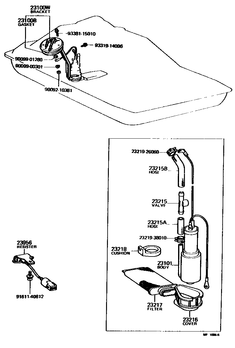 2301 — FUEL PUMP & PIPE