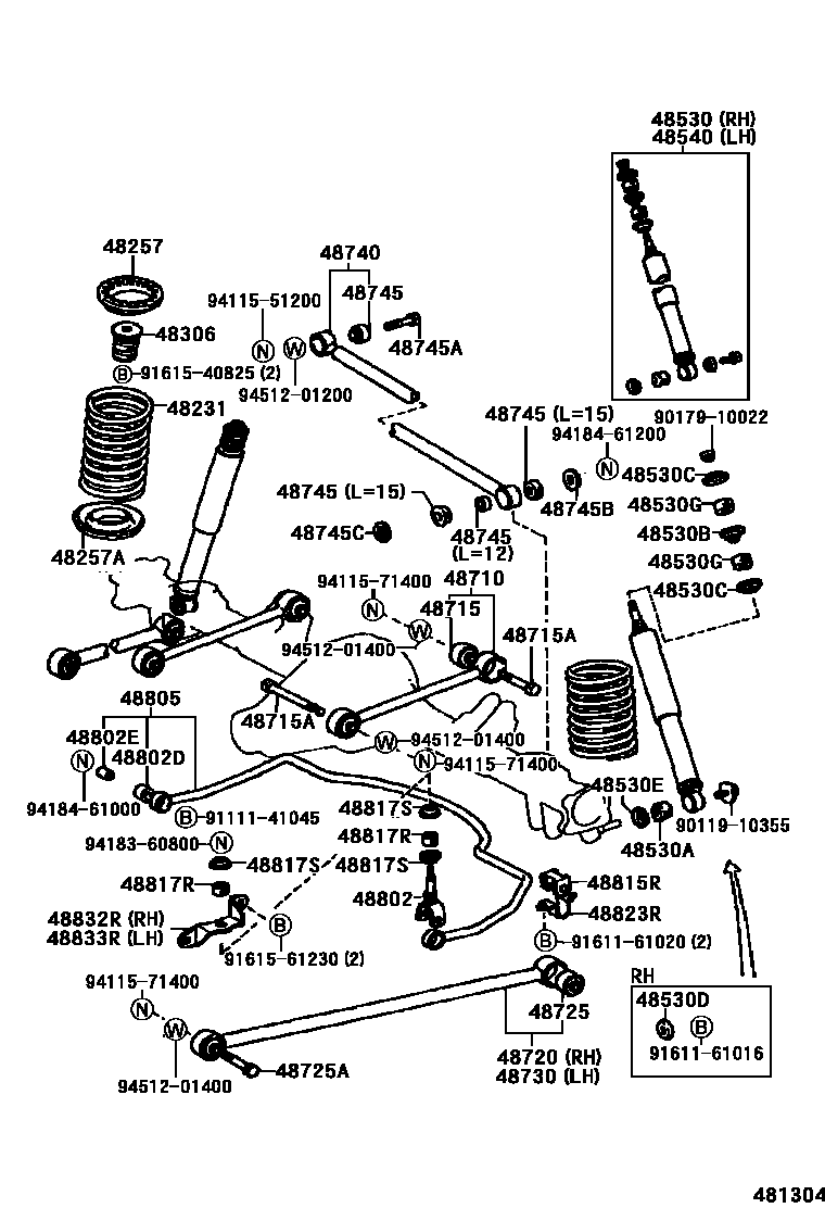 4804 — REAR SPRING & SHOCK ABSORBER