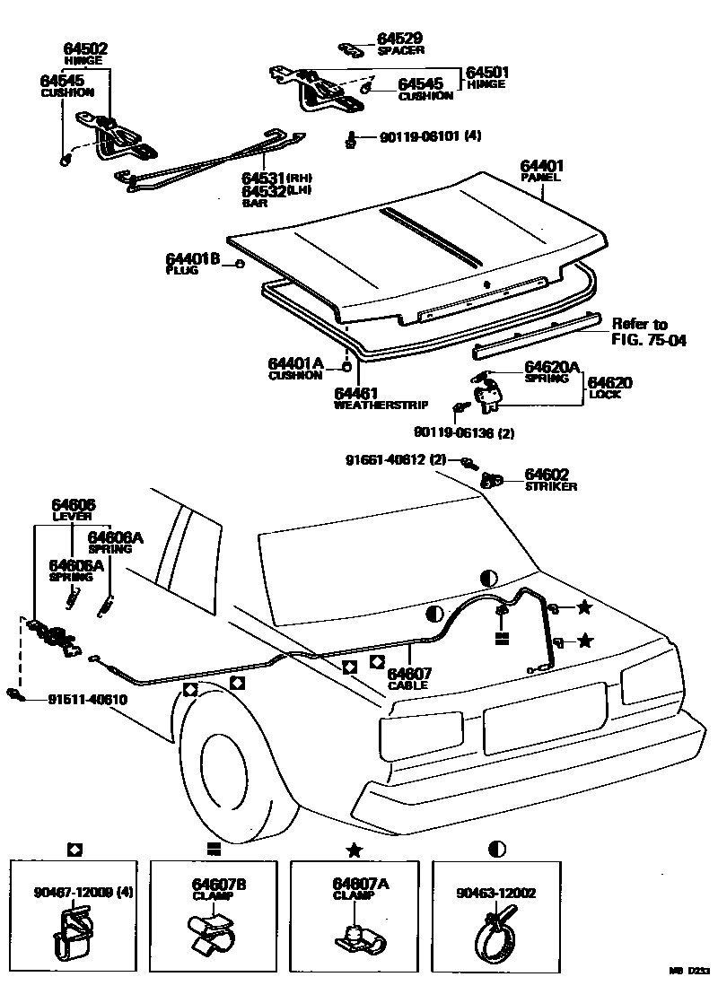 6105 — LUGGAGE COMPARTMENT DOOR & LOCK