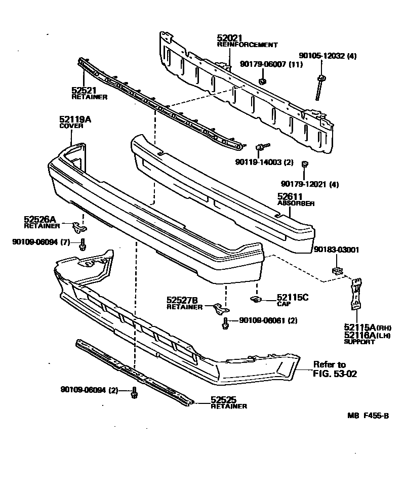 5201 — FRONT BUMPER & BUMPER STAY
