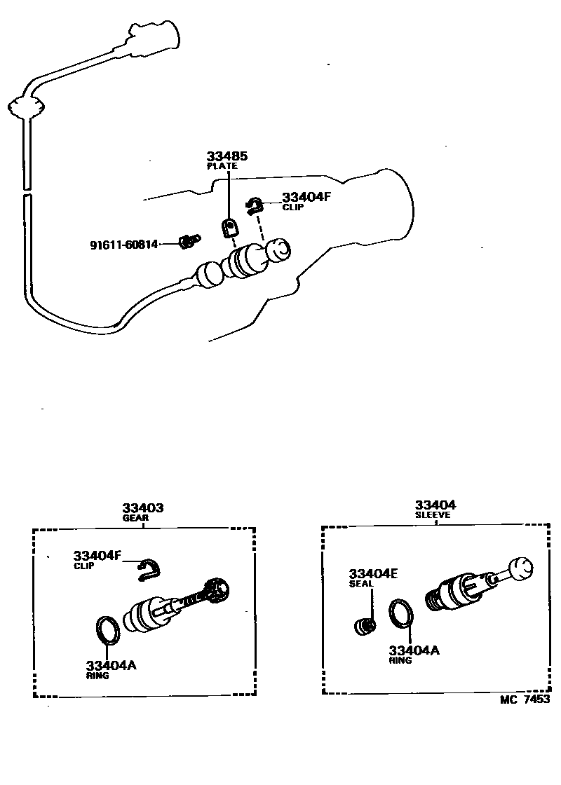 3304 — SPEEDOMETER DRIVEN GEAR (MTM)