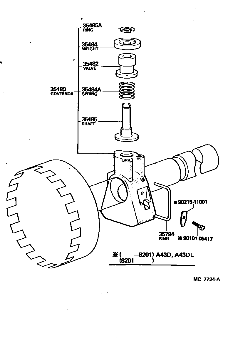 3511 — REAR OIL PUMP & GOVERNOR (ATM)