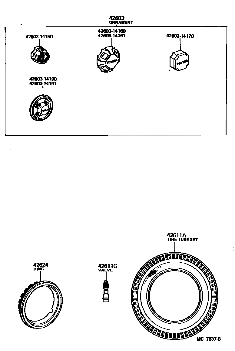 4103 — DISC WHEEL & WHEEL CAP