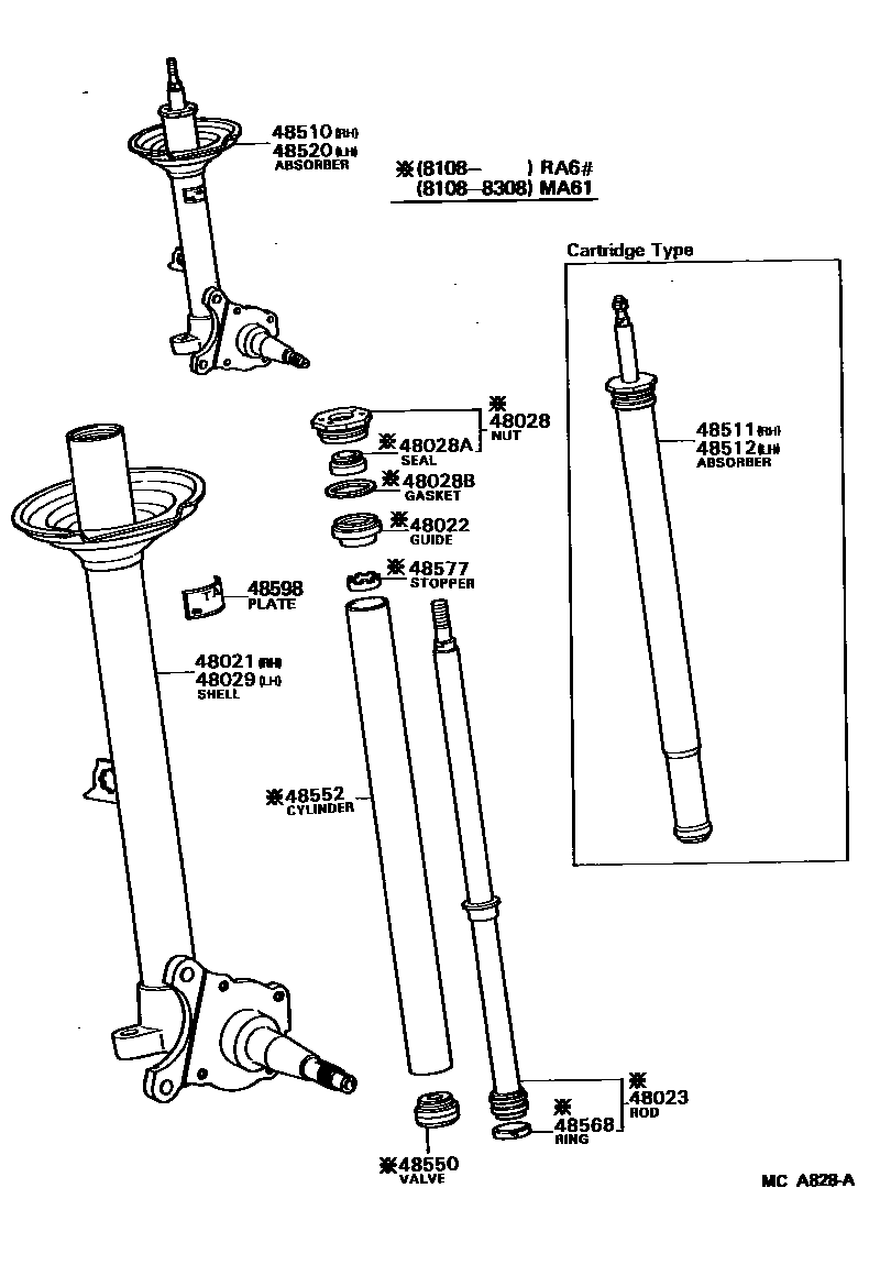 4803 — FRONT SPRING & SHOCK ABSORBER