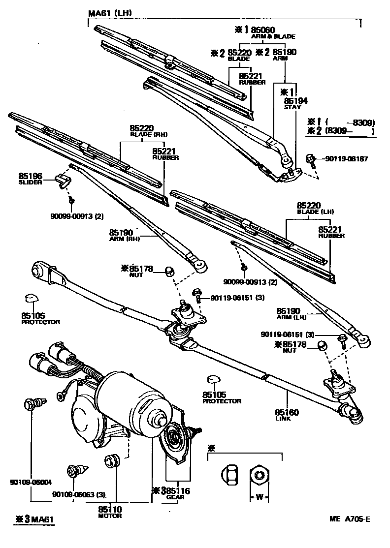 8501 — WINDSHIELD WIPER