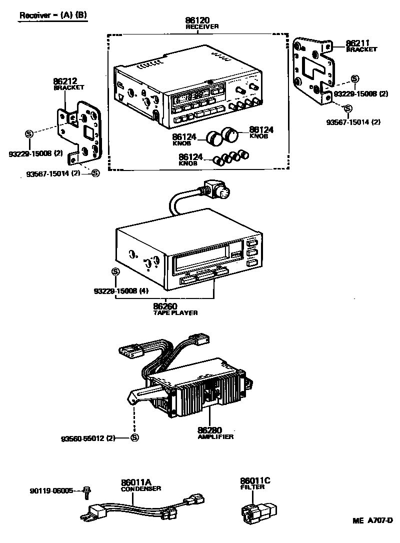 8601 — RADIO RECEIVER & AMPLIFIER & CONDENSER