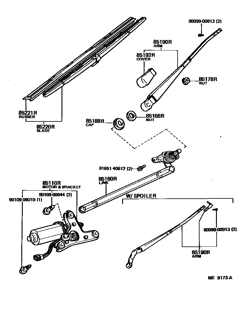 8502 — REAR WIPER