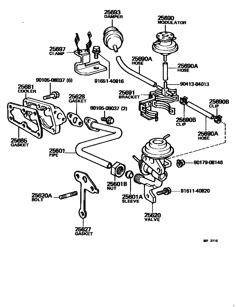 2501 — EXHAUST GAS RECIRCULATION SYSTEM