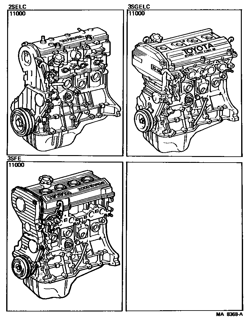 1101 — PARTIAL ENGINE ASSEMBLY
