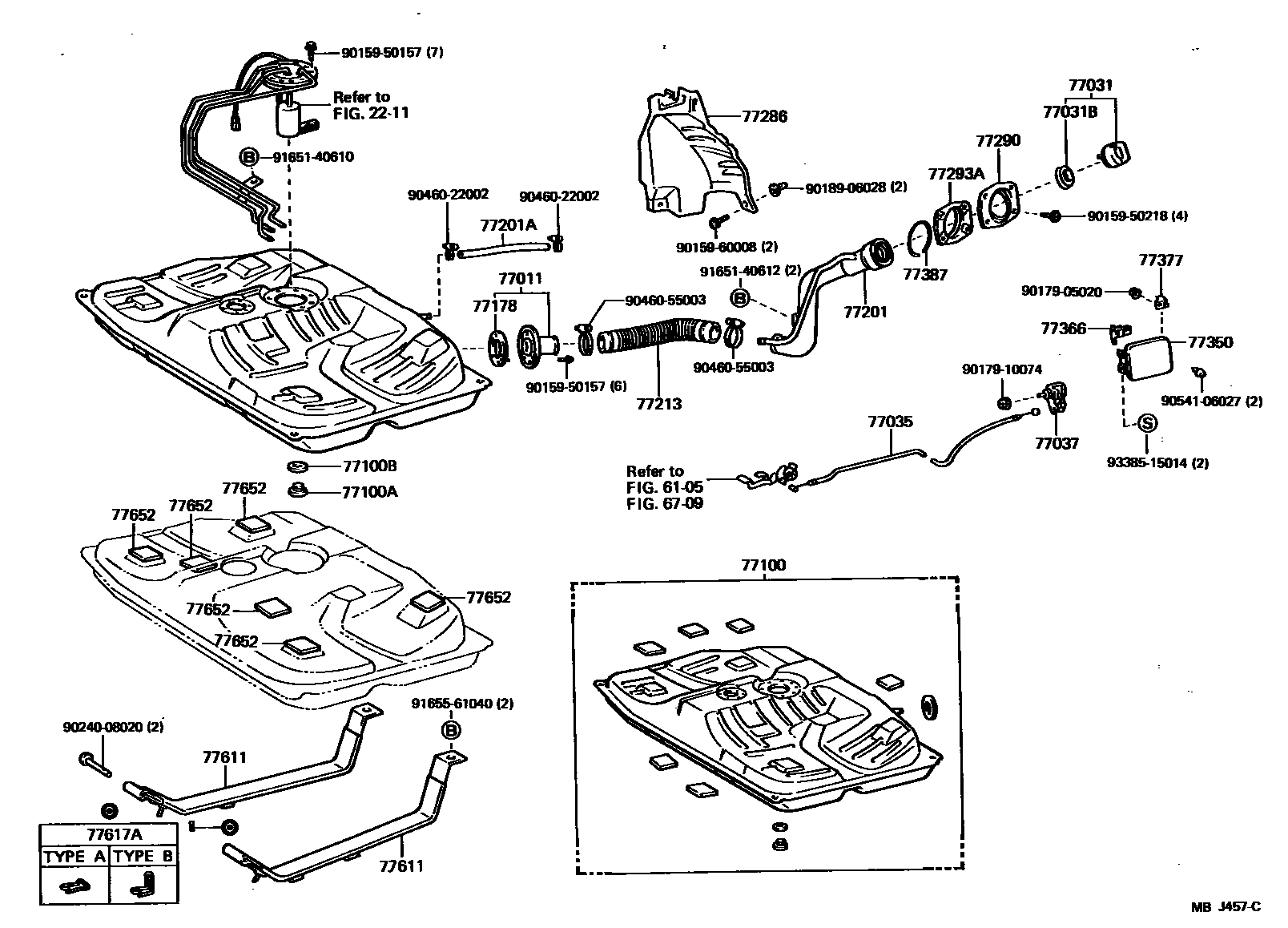 7701 — FUEL TANK & TUBE