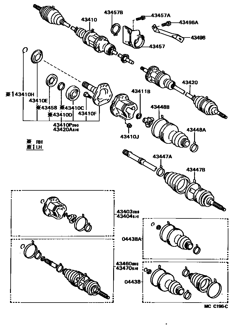 4302 — FRONT DRIVE SHAFT