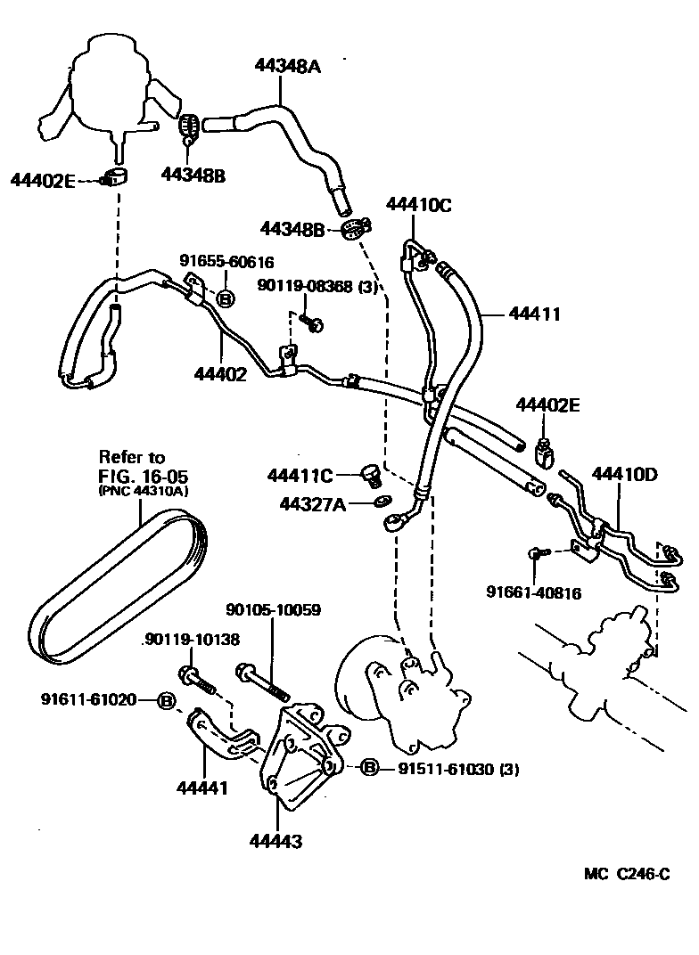4503 — POWER STEERING TUBE