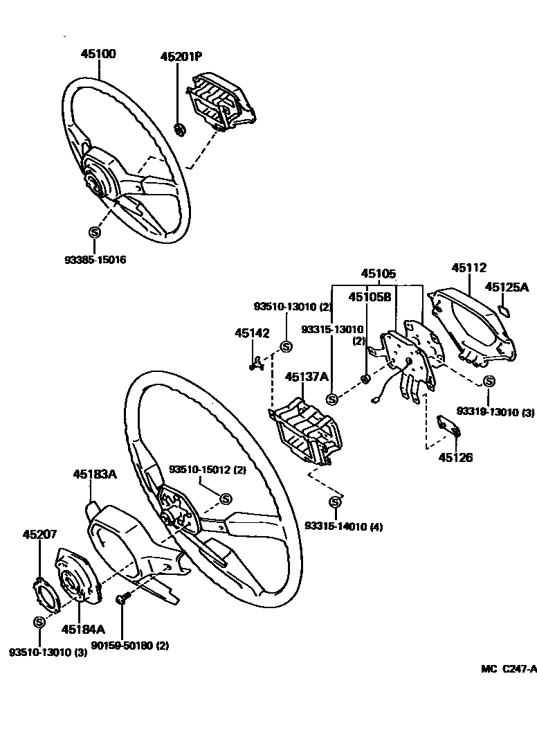 4504 — STEERING WHEEL