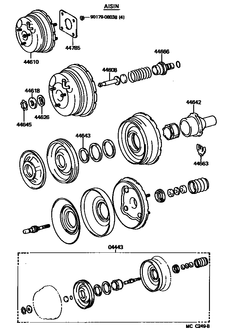 4703 — BRAKE BOOSTER & VACUUM TUBE