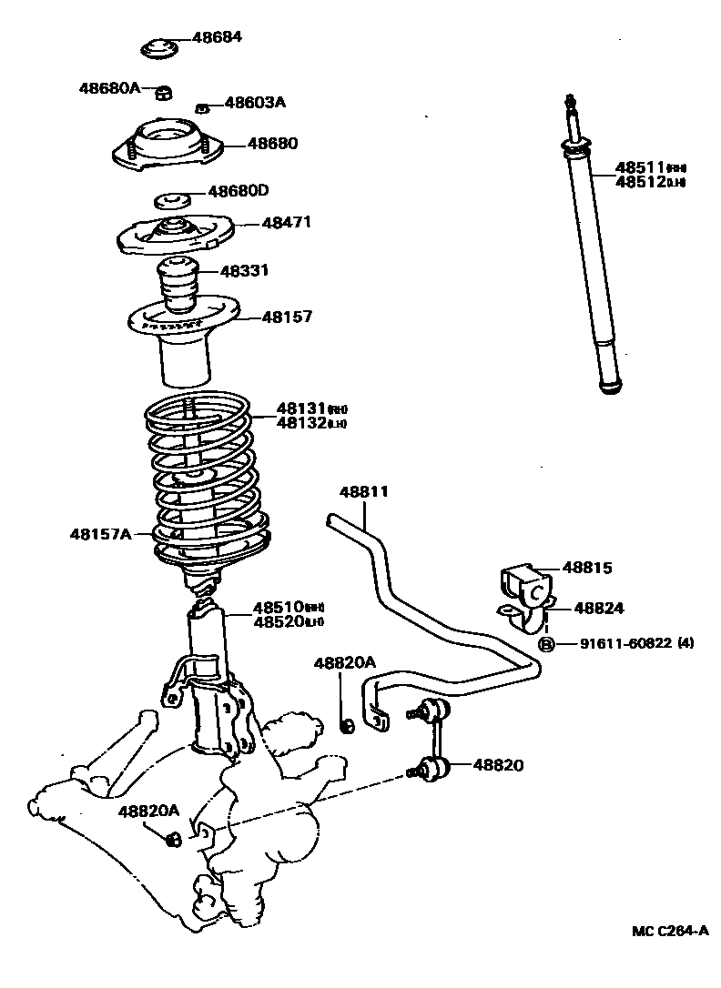 4803 — FRONT SPRING & SHOCK ABSORBER