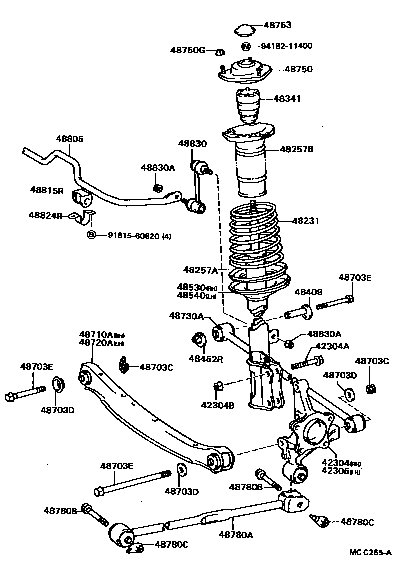 4804 — REAR SPRING & SHOCK ABSORBER