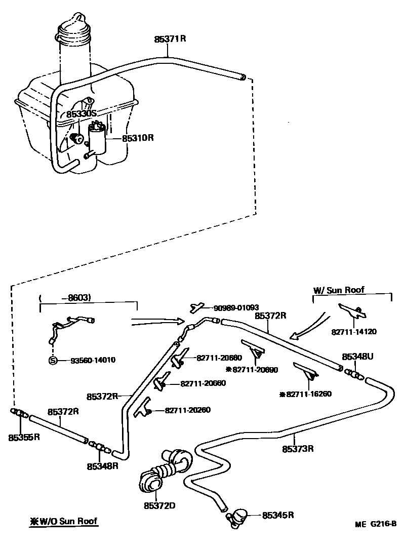 8504 — REAR WASHER