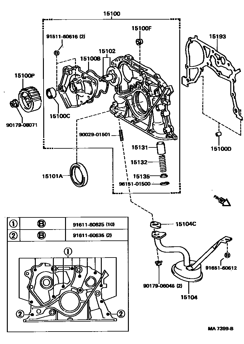 1501 — ENGINE OIL PUMP