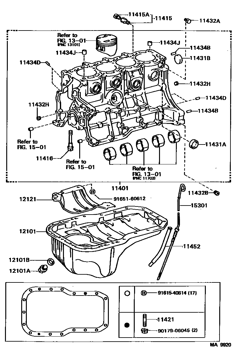 1105 — CYLINDER BLOCK