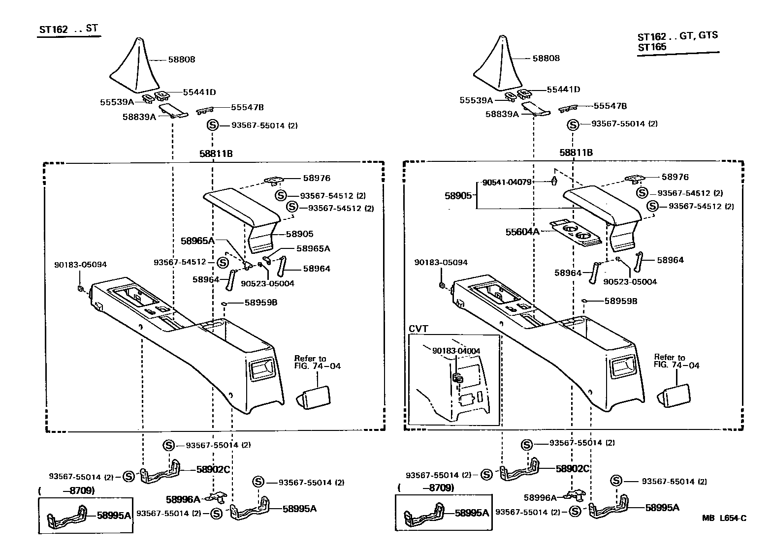 5806 — CONSOLE BOX & BRACKET