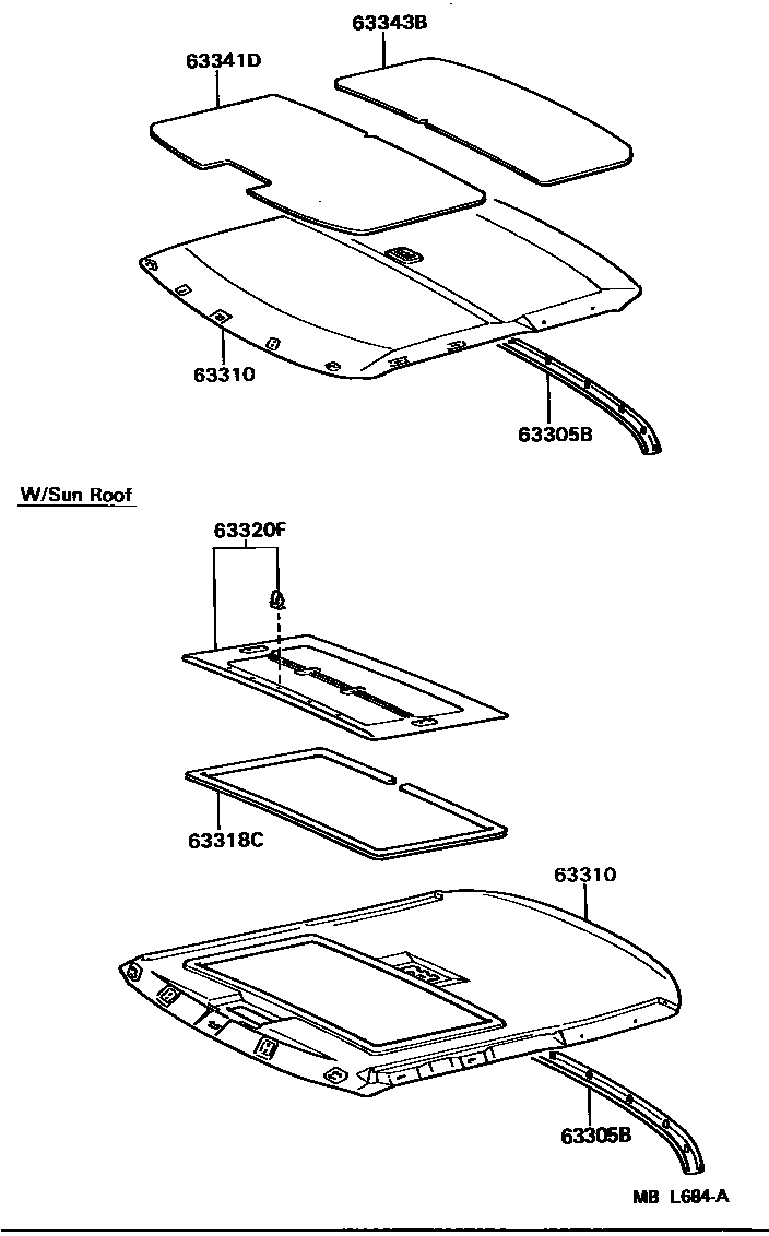 6402 — ROOF HEADLINING & SILENCER PAD