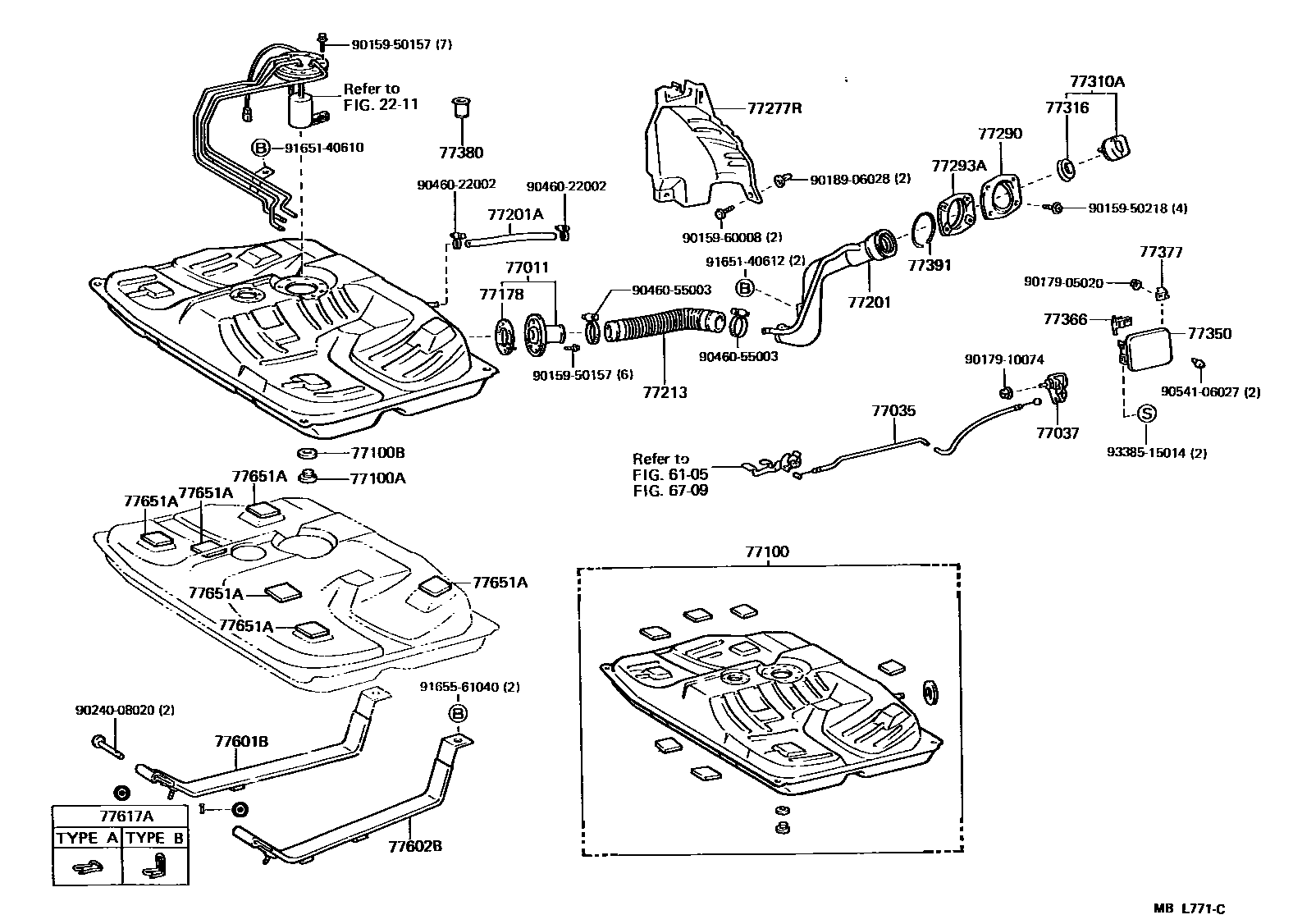 7701 — FUEL TANK & TUBE