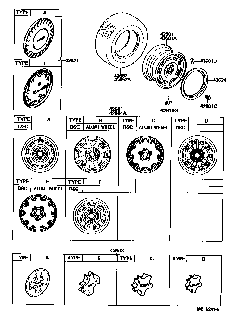 4103 — DISC WHEEL & WHEEL CAP
