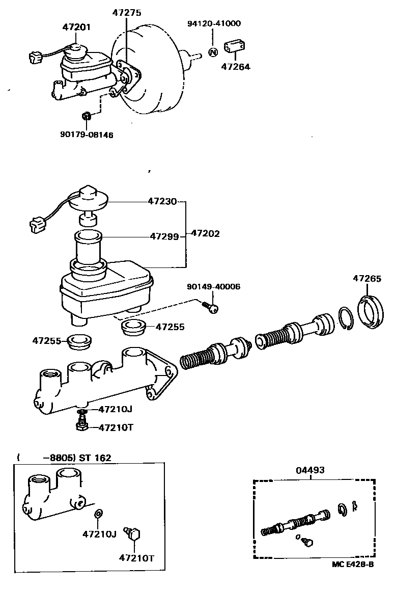 4702 — BRAKE MASTER CYLINDER