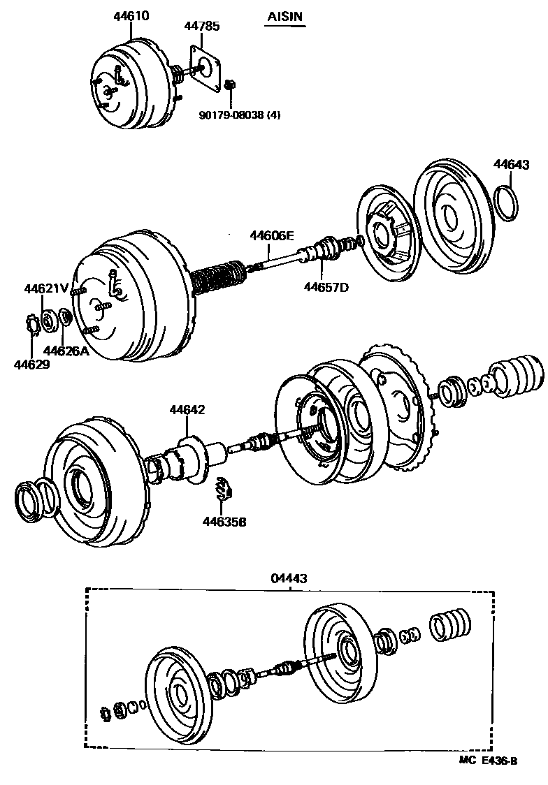 4703 — BRAKE BOOSTER & VACUUM TUBE