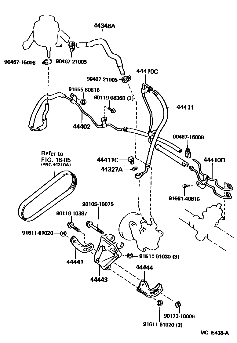 4503 — POWER STEERING TUBE