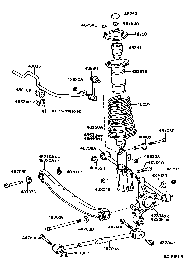 4804 — REAR SPRING & SHOCK ABSORBER