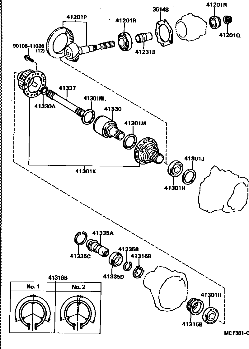 3610 — TRANSFER GEAR