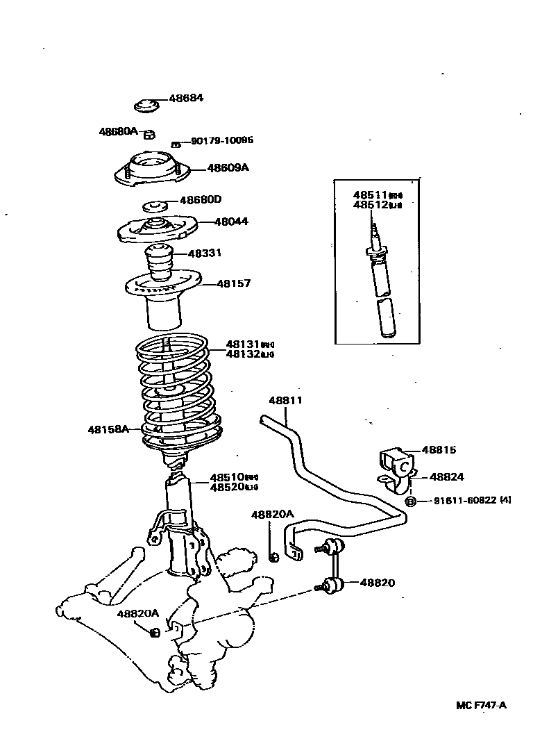 4803 — FRONT SPRING & SHOCK ABSORBER