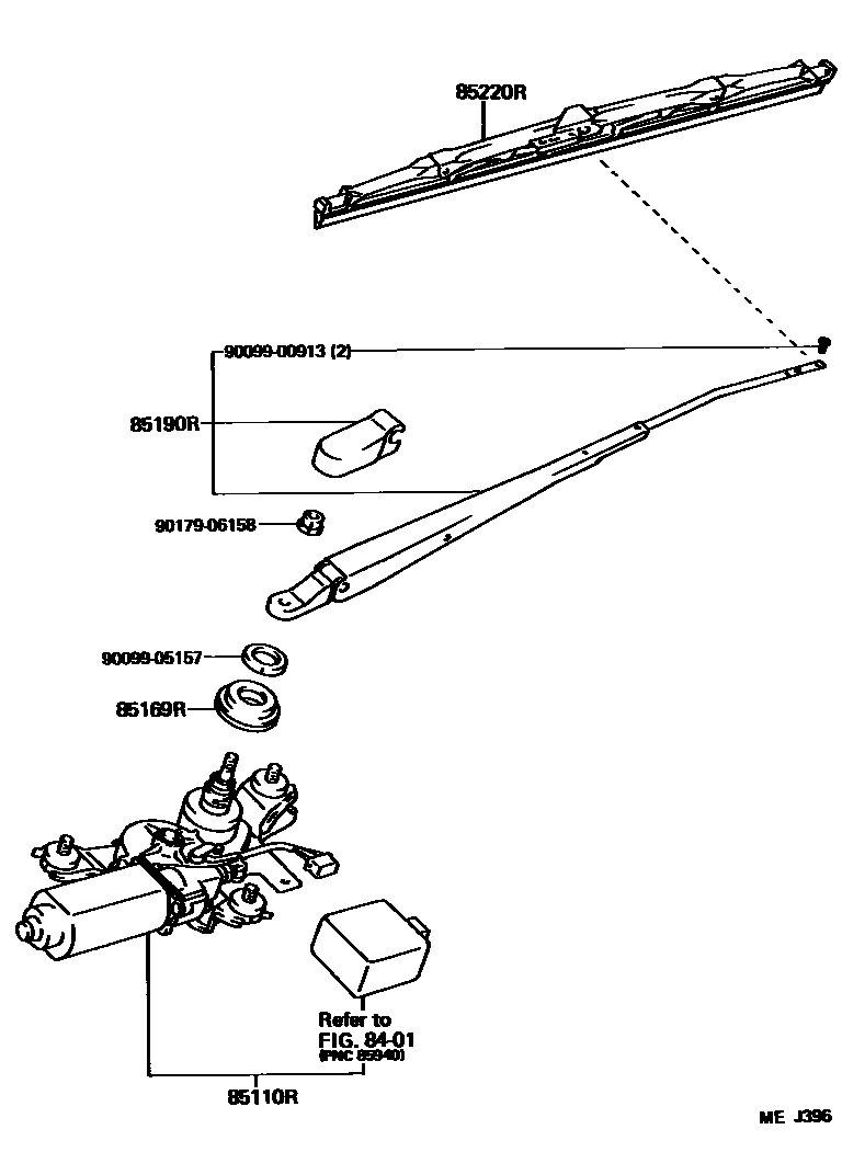 8502 — REAR WIPER