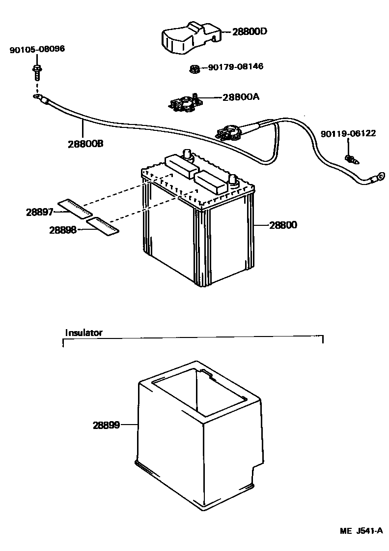 8201 — BATTERY & BATTERY CABLE