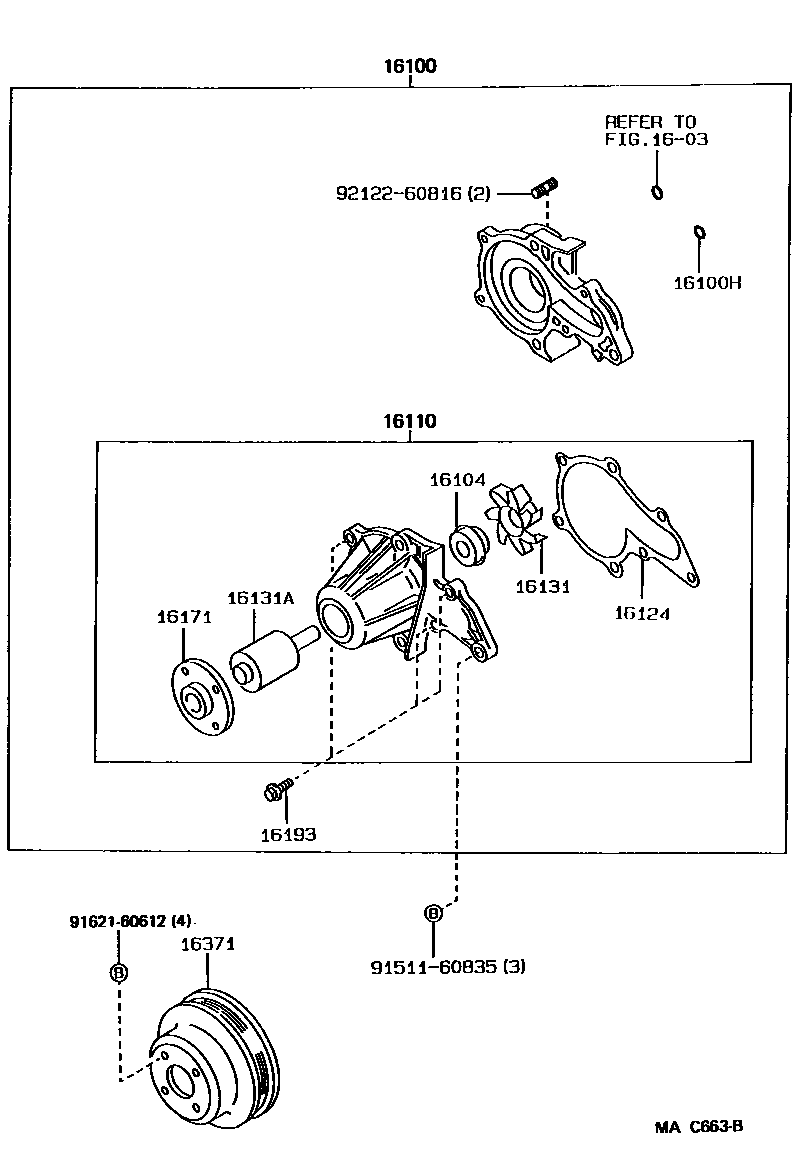1601 — WATER PUMP