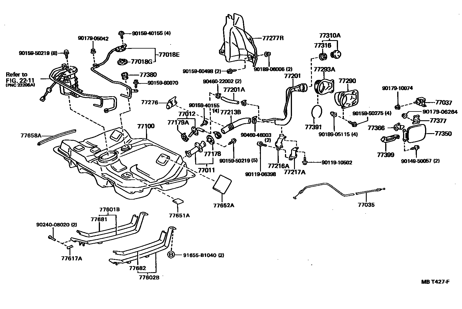7701 — FUEL TANK & TUBE