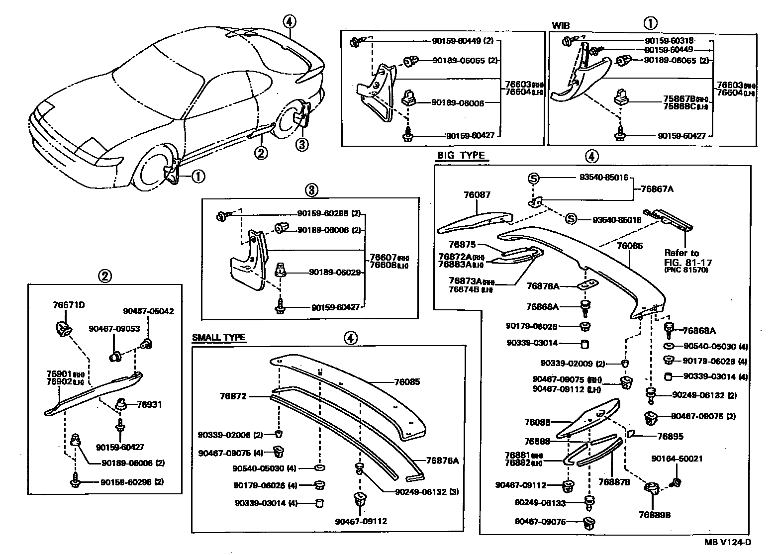 7601 — MUDGUARD & SPOILER